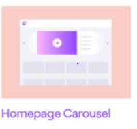 homepage carousel